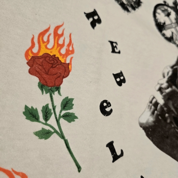 Civil Regime S.I.N Casted Out Butterfly Floral Graphic Tee Tshirt Size Large - Picture 6 of 10